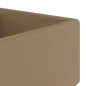 vidaXL Luxus-Waschbecken Überlauf Quadratisch Matt Creme 41x41 cm vidaXL Luxus-Waschbecken Überlauf Quadratisch Matt Creme 41x41 cm
