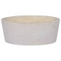 vidaXL Waschbecken Creme Ø40x15 cm Marmor vidaXL Waschbecken Creme Ø40x15 cm Marmor