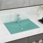 vidaXL Luxus-Waschbecken mit Hahnloch Matt-Hellgrün 60x46 cm Keramik vidaXL Luxus-Waschbecken mit Hahnloch Matt-Hellgrün 60x46 cm Keramik