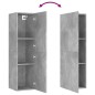 vidaXL 4-tlg. TV-Schrank-Set Betongrau Holzwerkstoff vidaXL 4-tlg. TV-Schrank-Set Betongrau Holzwerkstoff