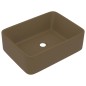 vidaXL Luxus-Waschbecken Matt Creme 41x30x12 cm Keramik vidaXL Luxus-Waschbecken Matt Creme 41x30x12 cm Keramik