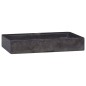 vidaXL Wandwaschbecken Schwarz 38x24x6,5 cm Marmor vidaXL Wandwaschbecken Schwarz 38x24x6,5 cm Marmor