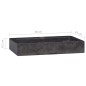 vidaXL Wandwaschbecken Schwarz 38x24x6,5 cm Marmor vidaXL Wandwaschbecken Schwarz 38x24x6,5 cm Marmor