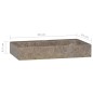 vidaXL Wandwaschbecken Grau 38x24x6,5 cm Marmor vidaXL Wandwaschbecken Grau 38x24x6,5 cm Marmor