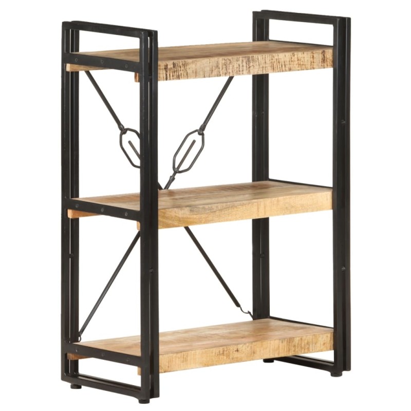 vidaXL Bücherregal 3 Fächer 60x30x80 cm Mango Massivholz vidaXL Bücherregal 3 Fächer 60x30x80 cm Mango Massivholz