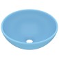 vidaXL Luxus-Waschbecken Rund Matt Hellblau 32,5x14 cm Keramik vidaXL Luxus-Waschbecken Rund Matt Hellblau 32,5x14 cm Keramik