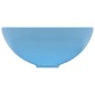 vidaXL Luxus-Waschbecken Rund Matt Hellblau 32,5x14 cm Keramik vidaXL Luxus-Waschbecken Rund Matt Hellblau 32,5x14 cm Keramik
