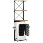 vidaXL Traktor-Weinschrank Weiß 49x31x172 cm Raues Mangoholz vidaXL Traktor-Weinschrank Weiß 49x31x172 cm Raues Mangoholz
