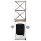vidaXL Traktor-Weinschrank Weiß 49x31x172 cm Raues Mangoholz vidaXL Traktor-Weinschrank Weiß 49x31x172 cm Raues Mangoholz