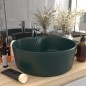 vidaXL Luxus-Waschbecken mit Überlauf Matt Dunkelgrün 36x13 cm Keramik vidaXL Luxus-Waschbecken mit Überlauf Matt Dunkelgrün 36x13 cm Keramik