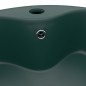 vidaXL Luxus-Waschbecken mit Überlauf Matt Dunkelgrün 36x13 cm Keramik vidaXL Luxus-Waschbecken mit Überlauf Matt Dunkelgrün 36x13 cm Keramik