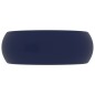 vidaXL Luxuriöses Waschbecken Rund Matt Dunkelblau 40x15 cm Keramik vidaXL Luxuriöses Waschbecken Rund Matt Dunkelblau 40x15 cm Keramik