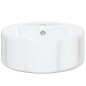 vidaXL Waschbecken Weiß 40x14,5 cm Keramik Rund vidaXL Waschbecken Weiß 40x14,5 cm Keramik Rund