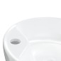 vidaXL Waschbecken Weiß 40x14,5 cm Keramik Rund vidaXL Waschbecken Weiß 40x14,5 cm Keramik Rund