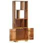 vidaXL Bücherregal 60x35x180 cm Altholz Massiv vidaXL Bücherregal 60x35x180 cm Altholz Massiv