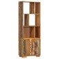vidaXL Bücherregal 60x35x180 cm Altholz Massiv vidaXL Bücherregal 60x35x180 cm Altholz Massiv