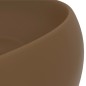 vidaXL Luxuriöses Waschbecken Rund Matt Creme 40x15 cm Keramik vidaXL Luxuriöses Waschbecken Rund Matt Creme 40x15 cm Keramik