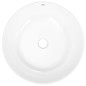 vidaXL Waschbecken Weiß 44x17 cm Keramik Rund vidaXL Waschbecken Weiß 44x17 cm Keramik Rund