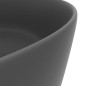 vidaXL Luxuriöses Waschbecken Rund Matt Dunkelgrau 40x15 cm Keramik vidaXL Luxuriöses Waschbecken Rund Matt Dunkelgrau 40x15 cm Keramik