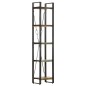 vidaXL Bücherregal 5 Fächer 40x30x180 cm Altholz Massiv vidaXL Bücherregal 5 Fächer 40x30x180 cm Altholz Massiv