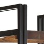 vidaXL Bücherregal 5 Fächer 40x30x180 cm Altholz Massiv vidaXL Bücherregal 5 Fächer 40x30x180 cm Altholz Massiv