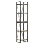 vidaXL Bücherregal 5 Fächer 40x30x180 cm Altholz Massiv vidaXL Bücherregal 5 Fächer 40x30x180 cm Altholz Massiv