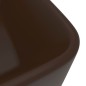 vidaXL Luxus-Waschbecken Matt Dunkelbraun 41x30x12 cm Keramik vidaXL Luxus-Waschbecken Matt Dunkelbraun 41x30x12 cm Keramik