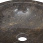 vidaXL Waschbecken Grau Ø40x12 cm Marmor vidaXL Waschbecken Grau Ø40x12 cm Marmor