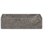 vidaXL Waschbecken 45x30x12 cm Marmor Hochglanz-Grau vidaXL Waschbecken 45x30x12 cm Marmor Hochglanz-Grau