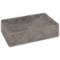 vidaXL Waschbecken 45x30x12 cm Marmor Hochglanz-Grau vidaXL Waschbecken 45x30x12 cm Marmor Hochglanz-Grau