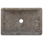 vidaXL Waschbecken 45x30x12 cm Marmor Hochglanz-Grau vidaXL Waschbecken 45x30x12 cm Marmor Hochglanz-Grau