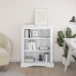 vidaXL Bücherschrank 3 Fächer Mexiko-Stil Kiefernholz Weiß 81x29x100cm vidaXL Bücherschrank 3 Fächer Mexiko-Stil Kiefernholz Weiß 81x29x100cm