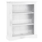 vidaXL Bücherschrank 3 Fächer Mexiko-Stil Kiefernholz Weiß 81x29x100cm vidaXL Bücherschrank 3 Fächer Mexiko-Stil Kiefernholz Weiß 81x29x100cm