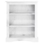 vidaXL Bücherschrank 3 Fächer Mexiko-Stil Kiefernholz Weiß 81x29x100cm vidaXL Bücherschrank 3 Fächer Mexiko-Stil Kiefernholz Weiß 81x29x100cm