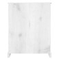 vidaXL Bücherschrank 3 Fächer Mexiko-Stil Kiefernholz Weiß 81x29x100cm vidaXL Bücherschrank 3 Fächer Mexiko-Stil Kiefernholz Weiß 81x29x100cm