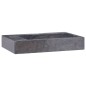 vidaXL Waschbecken Schwarz 58x39x10 cm Marmor vidaXL Waschbecken Schwarz 58x39x10 cm Marmor