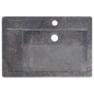vidaXL Waschbecken Schwarz 58x39x10 cm Marmor vidaXL Waschbecken Schwarz 58x39x10 cm Marmor