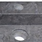 vidaXL Waschbecken Schwarz 58x39x10 cm Marmor vidaXL Waschbecken Schwarz 58x39x10 cm Marmor