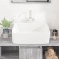 vidaXL Waschbecken Weiß 48x37x13 cm Keramik Rechteckig vidaXL Waschbecken Weiß 48x37x13 cm Keramik Rechteckig