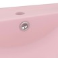 vidaXL Luxus-Waschbecken mit Hahnloch Matt-Rosa 60x46 cm Keramik vidaXL Luxus-Waschbecken mit Hahnloch Matt-Rosa 60x46 cm Keramik