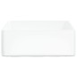 vidaXL Waschbecken Weiß 37x37x13 cm Keramik Quadratisch vidaXL Waschbecken Weiß 37x37x13 cm Keramik Quadratisch