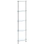 vidaXL Regal mit 5 Ablagen Transparent 30x30x130 cm Hartglas vidaXL Regal mit 5 Ablagen Transparent 30x30x130 cm Hartglas