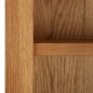 vidaXL Bücherregal mit 2 Türen 70x30x180 cm Massivholz Eiche vidaXL Bücherregal mit 2 Türen 70x30x180 cm Massivholz Eiche