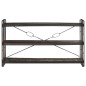 vidaXL Bücherregal 3 Fächer Schwarz 140x30x80 cm Mango Massivholz vidaXL Bücherregal 3 Fächer Schwarz 140x30x80 cm Mango Massivholz
