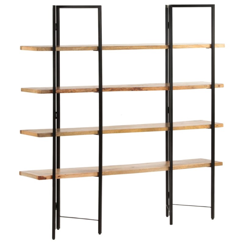 vidaXL Bücherregal mit 4 Regalböden 160x35x160 cm Mango Massivholz vidaXL Bücherregal mit 4 Regalböden 160x35x160 cm Mango Massivholz