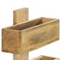 vidaXL Wand-Zeitschriftenständer 30 x 11 x 72 cm Massivholz Mango vidaXL Wand-Zeitschriftenständer 30 x 11 x 72 cm Massivholz Mango