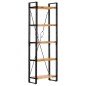 vidaXL Bücherregal 5 Fächer 60 x 30 x 180 cm Mango Massivholz vidaXL Bücherregal 5 Fächer 60 x 30 x 180 cm Mango Massivholz