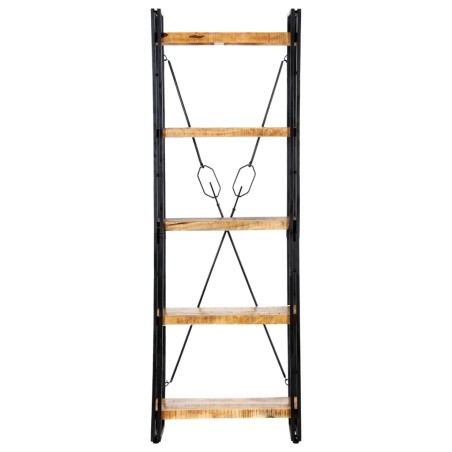 vidaXL Bücherregal 5 Fächer 60 x 30 x 180 cm Mango Massivholz  
