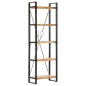 vidaXL Bücherregal 5 Fächer 60 x 30 x 180 cm Mango Massivholz vidaXL Bücherregal 5 Fächer 60 x 30 x 180 cm Mango Massivholz