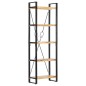 vidaXL Bücherregal 5 Fächer 60 x 30 x 180 cm Mango Massivholz vidaXL Bücherregal 5 Fächer 60 x 30 x 180 cm Mango Massivholz